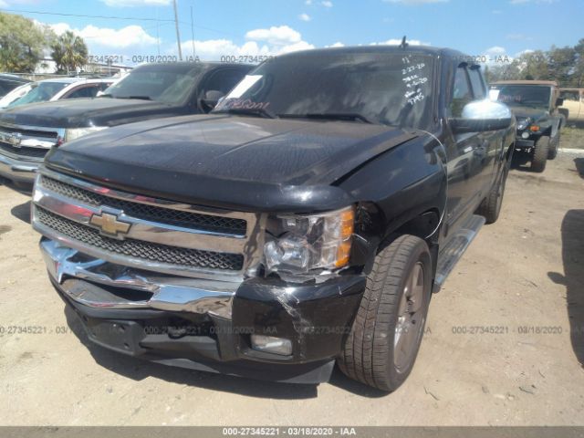 1GCRKSE33BZ109745 - 2011 CHEVROLET SILVERADO K1500 LT Black photo 6