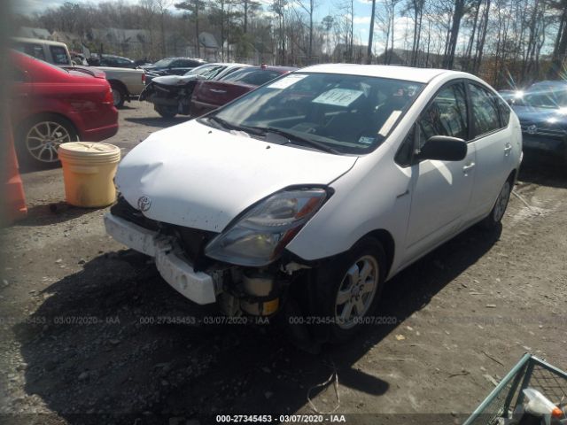 JTDKB20U783378084 - 2008 TOYOTA PRIUS  White photo 2