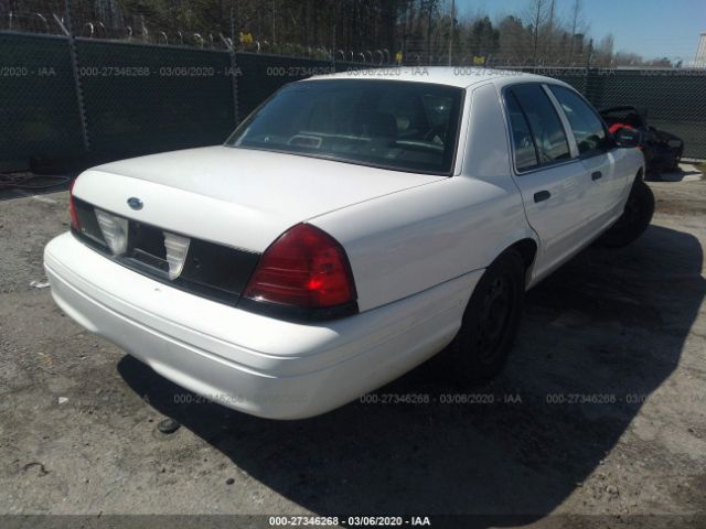 2FAFP71V68X172111 - 2008 FORD CROWN VICTORIA POLICE INTERCEPTOR White photo 4