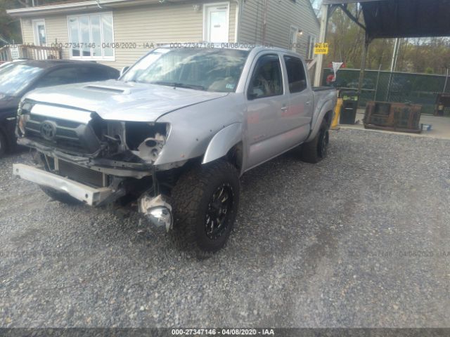 3TMLU4EN3CM084037 - 2012 TOYOTA TACOMA DOUBLE CAB 银色 照片 2