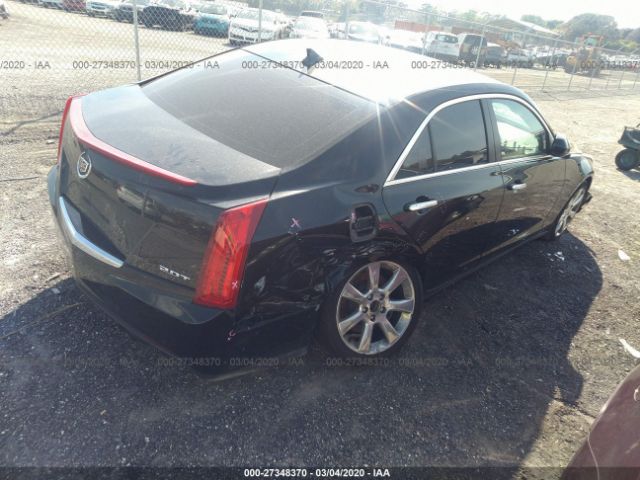 1G6AA5RX3E0131559 - 2014 CADILLAC ATS  Black photo 4