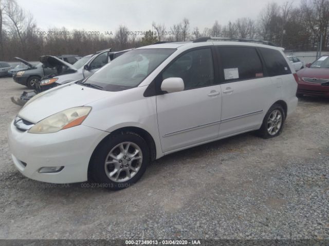 5TDZA22C96S498714 - 2006 TOYOTA SIENNA XLE/XLE LIMITED White photo 2