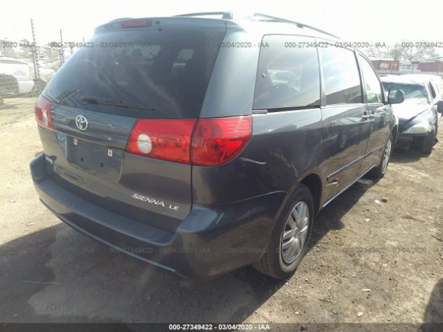 5TDZA23C66S462963 - 2006 TOYOTA SIENNA CE/LE Blue photo 4