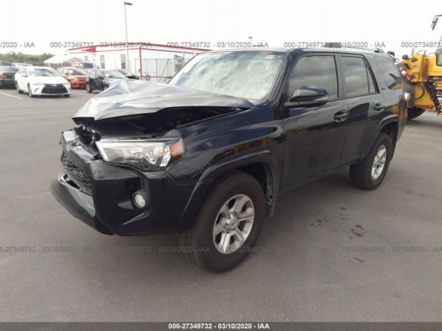 JTEZU5JR7K5213423 - 2019 TOYOTA 4RUNNER SR5/LIMITED/LIMITED NIGHT Black photo 2