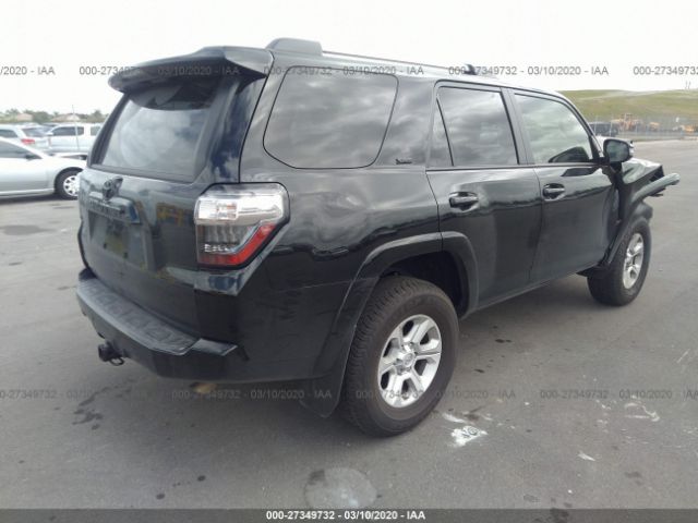 JTEZU5JR7K5213423 - 2019 TOYOTA 4RUNNER SR5/LIMITED/LIMITED NIGHT Black photo 4