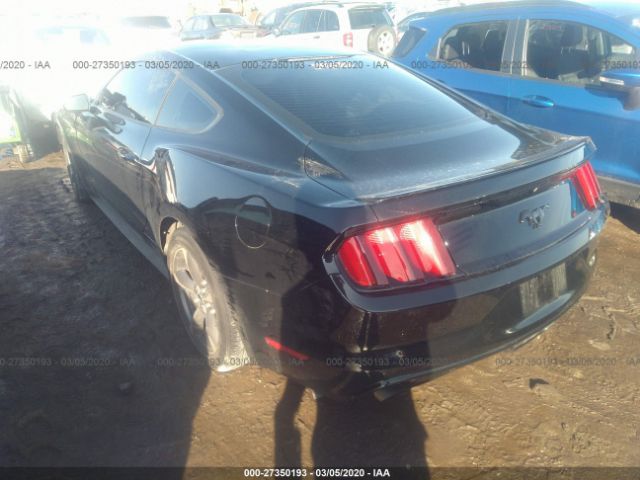 1FA6P8AM2F5368414 - 2015 FORD MUSTANG  Black photo 3