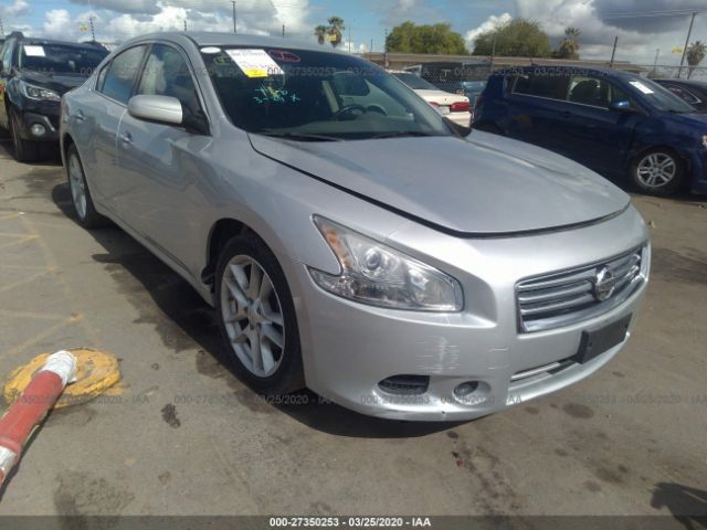 1N4AA5AP4EC488309 - 2014 NISSAN MAXIMA S/SV Silver photo 1