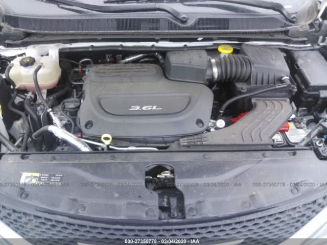 2C4RC1BG1HR823617 - 2017 CHRYSLER PACIFICA TOURING L White photo 10