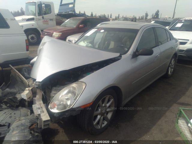 JNKCV51E65M211918 - 2005 INFINITI G35  Silver photo 2