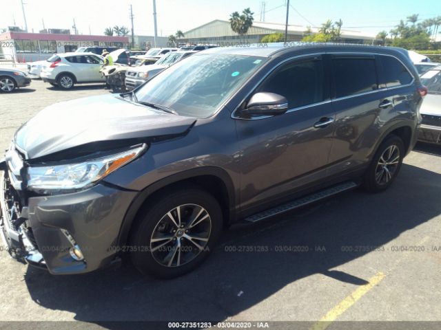 5TDZZRFH7HS211882 - 2017 TOYOTA HIGHLANDER LE/LE PLUS Gray photo 2