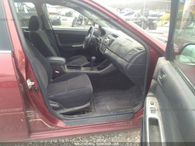 4T1BF32K23U036725 - 2003 TOYOTA CAMRY LE/XLE/SE Burgundy photo 5