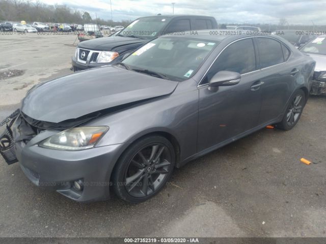 JTHBF5C24C5165377 - 2012 LEXUS IS 250 Gray photo 2