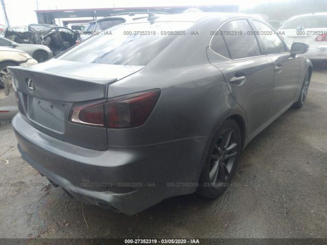 JTHBF5C24C5165377 - 2012 LEXUS IS 250 Gray photo 4