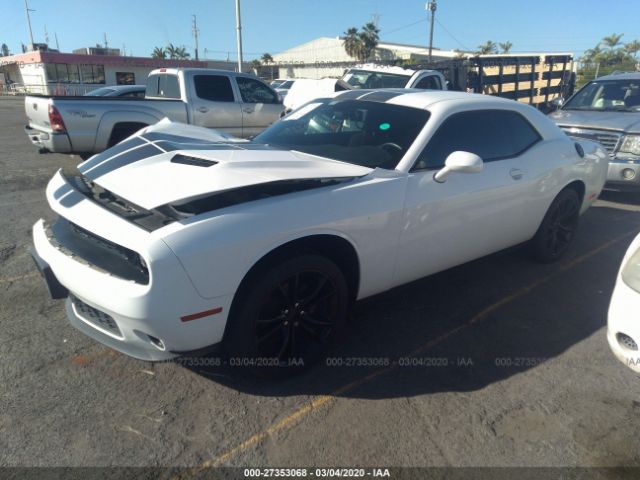 2C3CDZAGXGH177330 - 2016 DODGE CHALLENGER SXT White photo 2