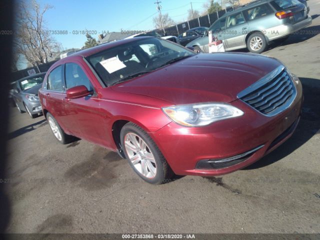 1C3CCBBB8CN118095 - 2012 CHRYSLER 200 TOURING Red photo 1