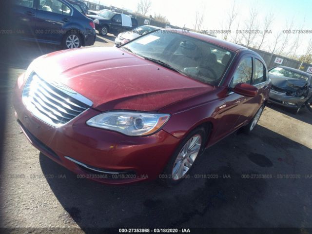 1C3CCBBB8CN118095 - 2012 CHRYSLER 200 TOURING Red photo 2