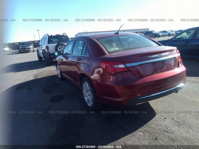 1C3CCBBB8CN118095 - 2012 CHRYSLER 200 TOURING Red photo 3