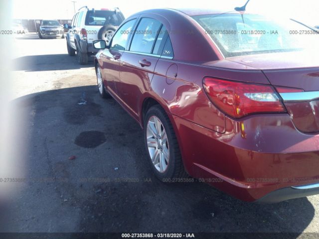 1C3CCBBB8CN118095 - 2012 CHRYSLER 200 TOURING Red photo 6