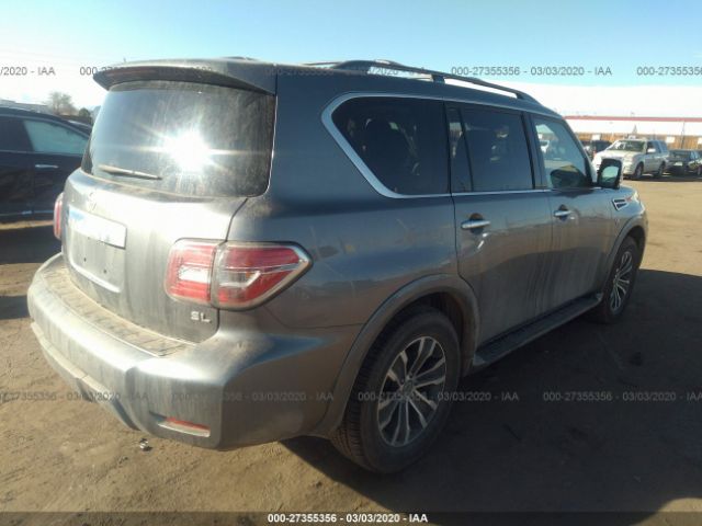 JN8AY2NC2L9616735 - 2020 NISSAN ARMADA SV/SL/PLATINUM Gray photo 4