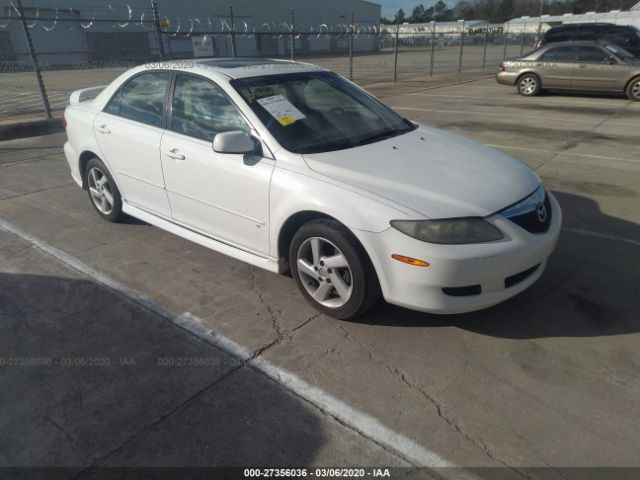 1YVFP80D535M42944 - 2003 MAZDA 6 S White photo 1