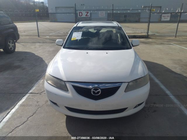 1YVFP80D535M42944 - 2003 MAZDA 6 S White photo 6