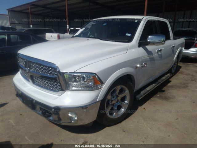 1C6RR7NT9ES187508 - 2014 RAM 1500 LARAMIE White photo 2