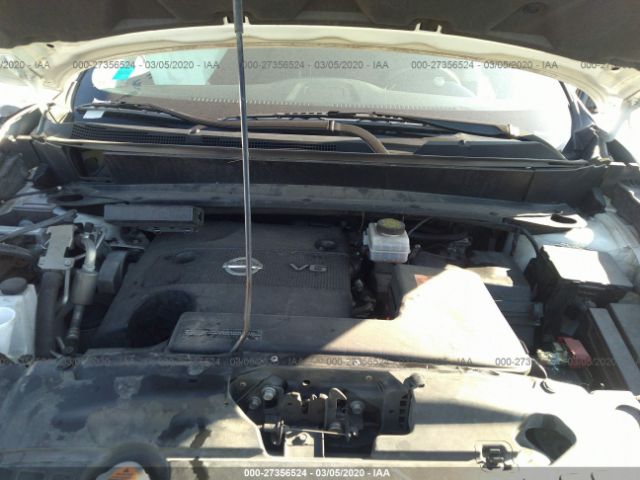 5N1AR2MN0GC623893 - 2016 NISSAN PATHFINDER S/SV/SL/PLATINUM White photo 10