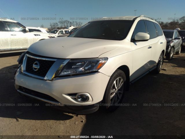 5N1AR2MN0GC623893 - 2016 NISSAN PATHFINDER S/SV/SL/PLATINUM White photo 2