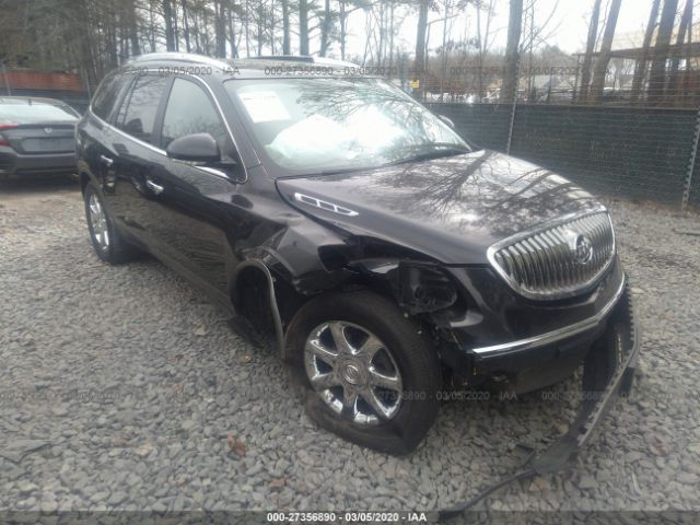 5GAEV23D09J212102 - 2009 BUICK ENCLAVE CXL Black photo 1