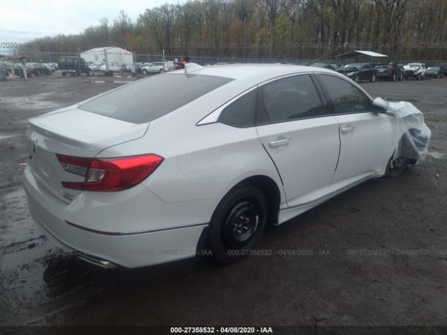 1HGCV2F93LA006763 - 2020 HONDA ACCORD TOURING White photo 4