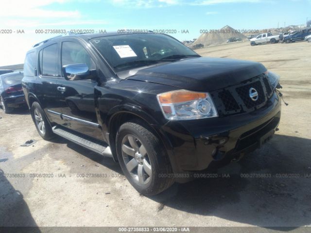 5N1BA0NDXDN602586 - 2013 NISSAN ARMADA SV/SL/PLATINUM Black photo 1