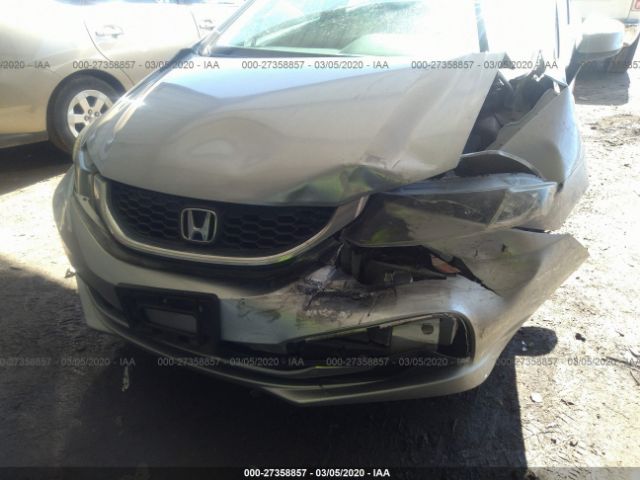 2HGFB2F58DH571077 - 2013 HONDA CIVIC LX Silver photo 6