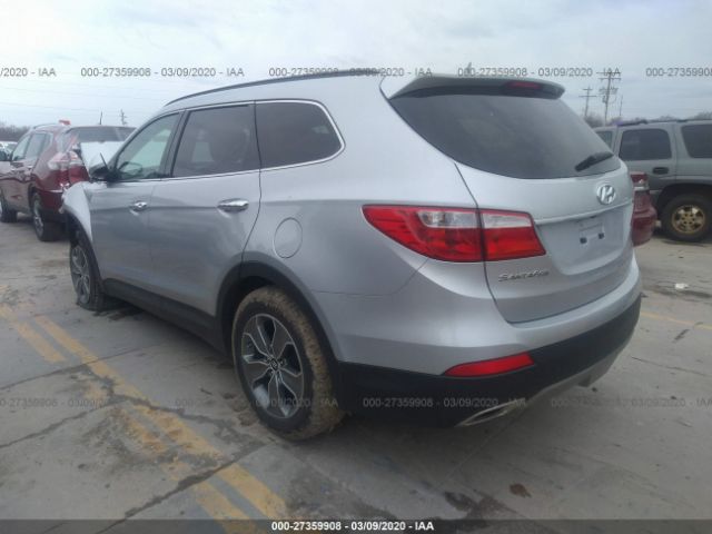 KM8SM4HF2GU146833 - 2016 HYUNDAI SANTA FE SE Gray photo 3