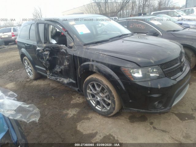 3C4PDCEG6HT519384 - 2017 DODGE JOURNEY GT Black photo 1