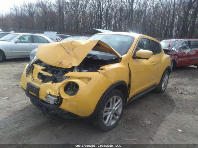 JN8AF5MV3GT657099 - 2016 NISSAN JUKE S/SV/SL/NISMO Yellow photo 2