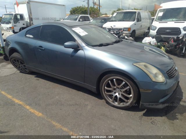 JNKCV54E95M403197 - 2005 INFINITI G35  Blue photo 1