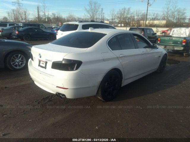 WBAFU9C55BC785754 - 2011 BMW 550 XI White photo 4