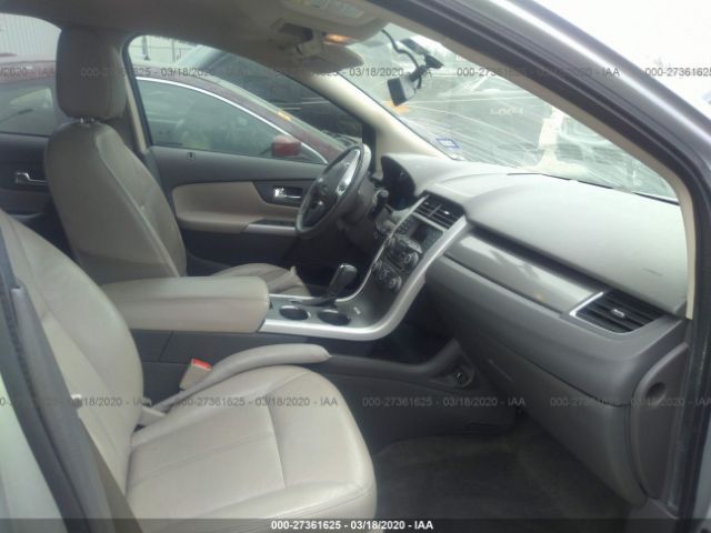 2FMDK3JCXEBB63651 - 2014 FORD EDGE SEL Silver photo 5