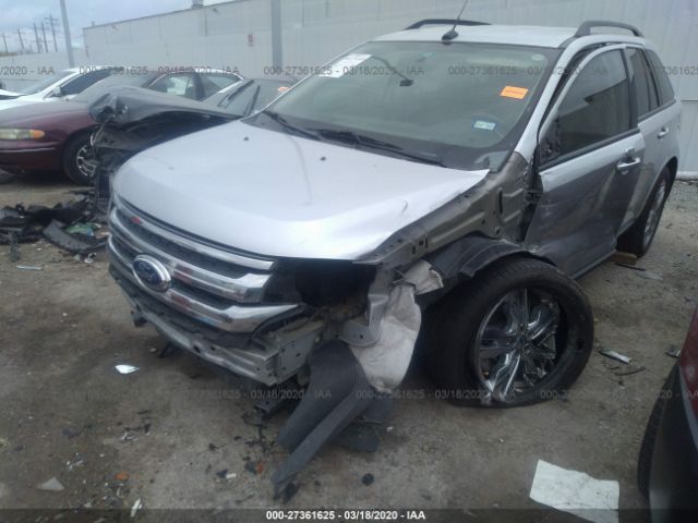 2FMDK3JCXEBB63651 - 2014 FORD EDGE SEL Silver photo 6