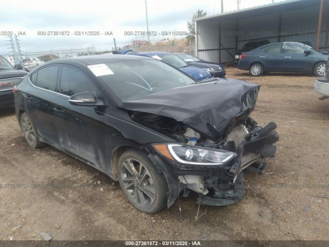 5NPD84LF1JH263300 - 2018 HYUNDAI ELANTRA SEL/VALUE/LIMITED Black photo 1