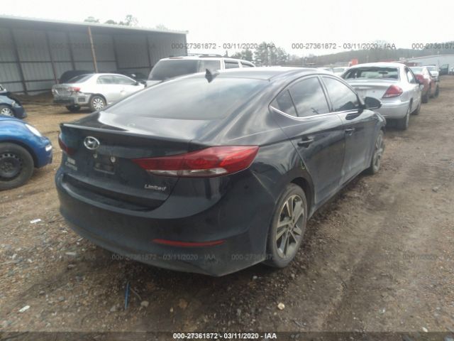 5NPD84LF1JH263300 - 2018 HYUNDAI ELANTRA SEL/VALUE/LIMITED Black photo 4