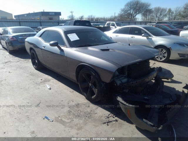 2C3CDYAG3CH127521 - 2012 DODGE CHALLENGER SXT Silver photo 1