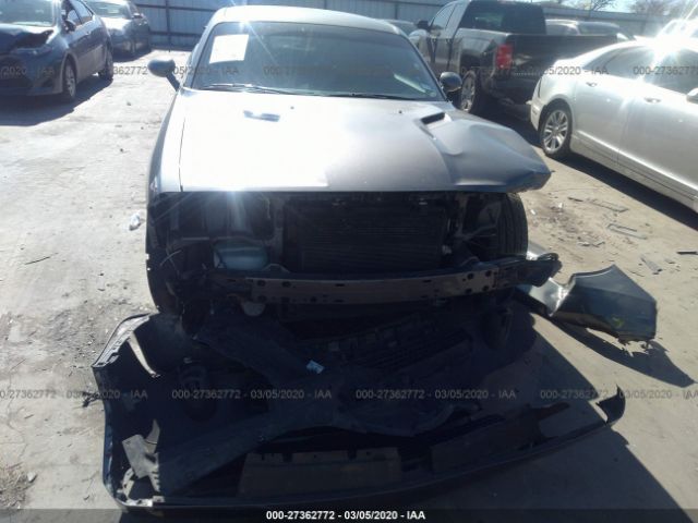 2C3CDYAG3CH127521 - 2012 DODGE CHALLENGER SXT Silver photo 6