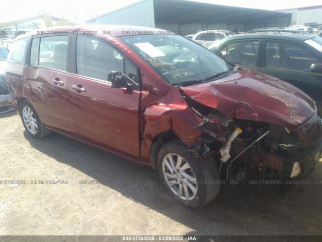 JM1CW2BLXC0103106 - 2012 MAZDA 5  Burgundy photo 1