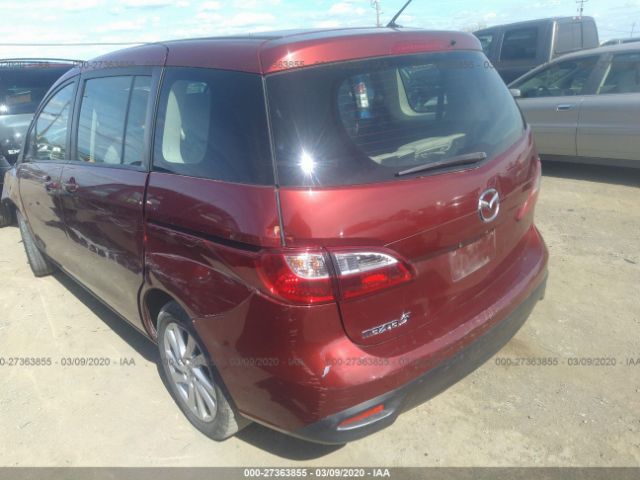 JM1CW2BLXC0103106 - 2012 MAZDA 5  Burgundy photo 3