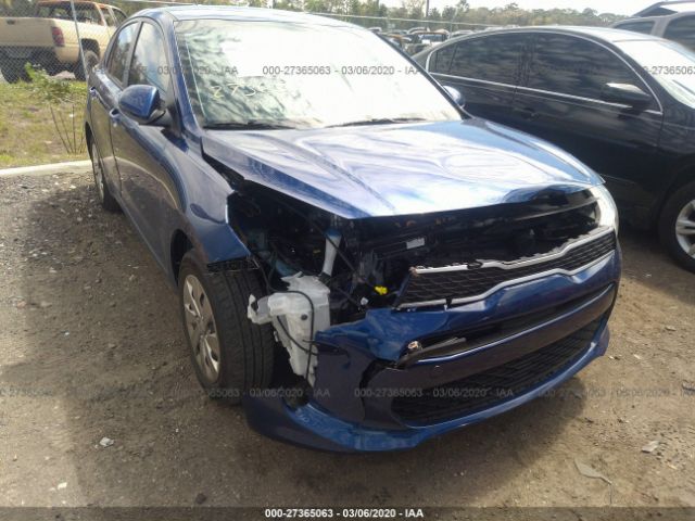 3KPA24AB3JE125430 - 2018 KIA RIO LX/S Blue photo 6