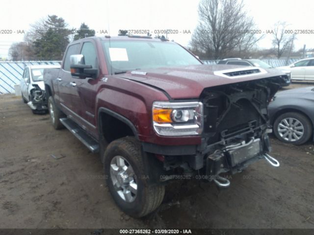 1GT42XCY6HF109271 - 2017 GMC SIERRA K3500 SLT Burgundy photo 1