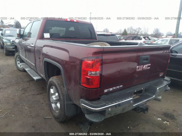 1GT42XCY6HF109271 - 2017 GMC SIERRA K3500 SLT Burgundy photo 3