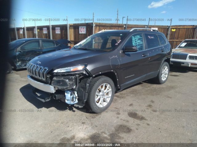 1C4PJMCS1GW163036 - 2016 JEEP CHEROKEE LATITUDE Gray photo 2