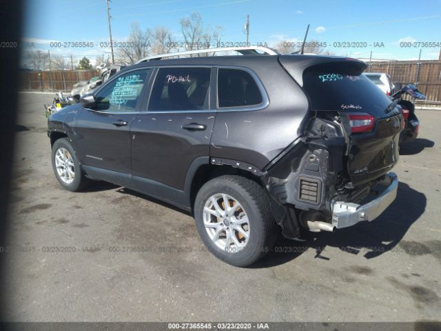 1C4PJMCS1GW163036 - 2016 JEEP CHEROKEE LATITUDE Gray photo 3